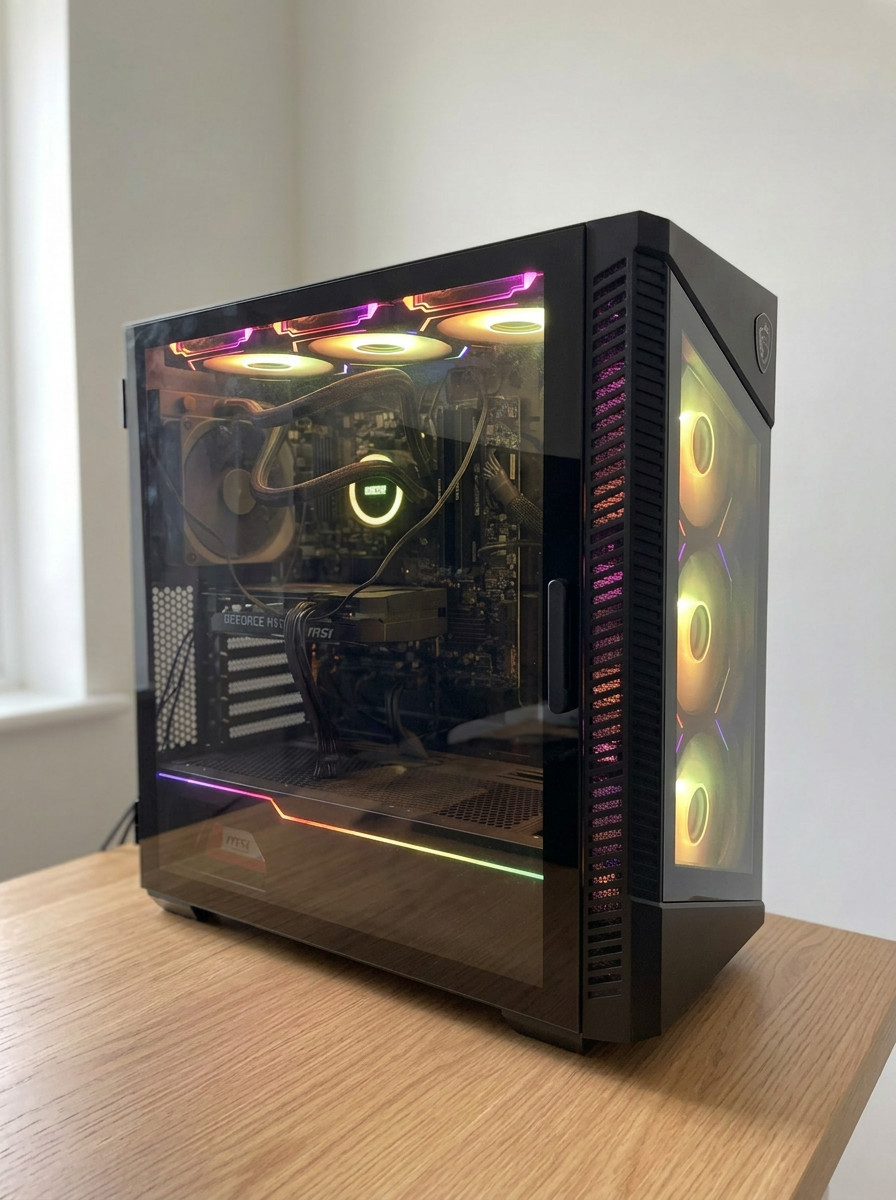 High End MSI Gaming Desktop RGB WiFi SSD