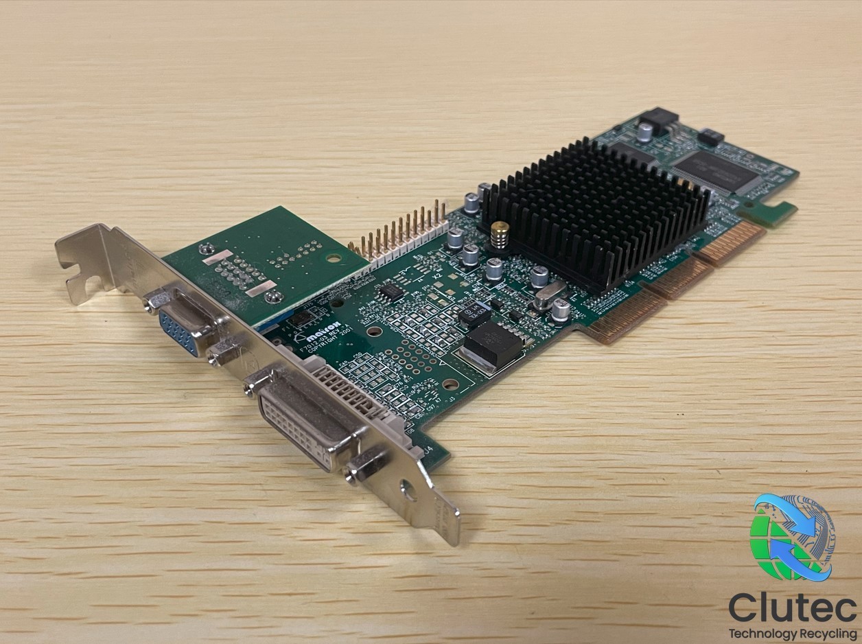 Matrox F7012-03 AGP VGA/DVI Ports Graphic Controller Card 