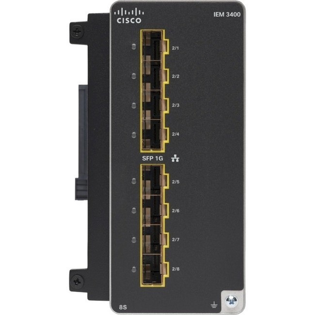 Cisco Catalyst IE3400 8 GE SFP Expansion Module IEM-3400-8S