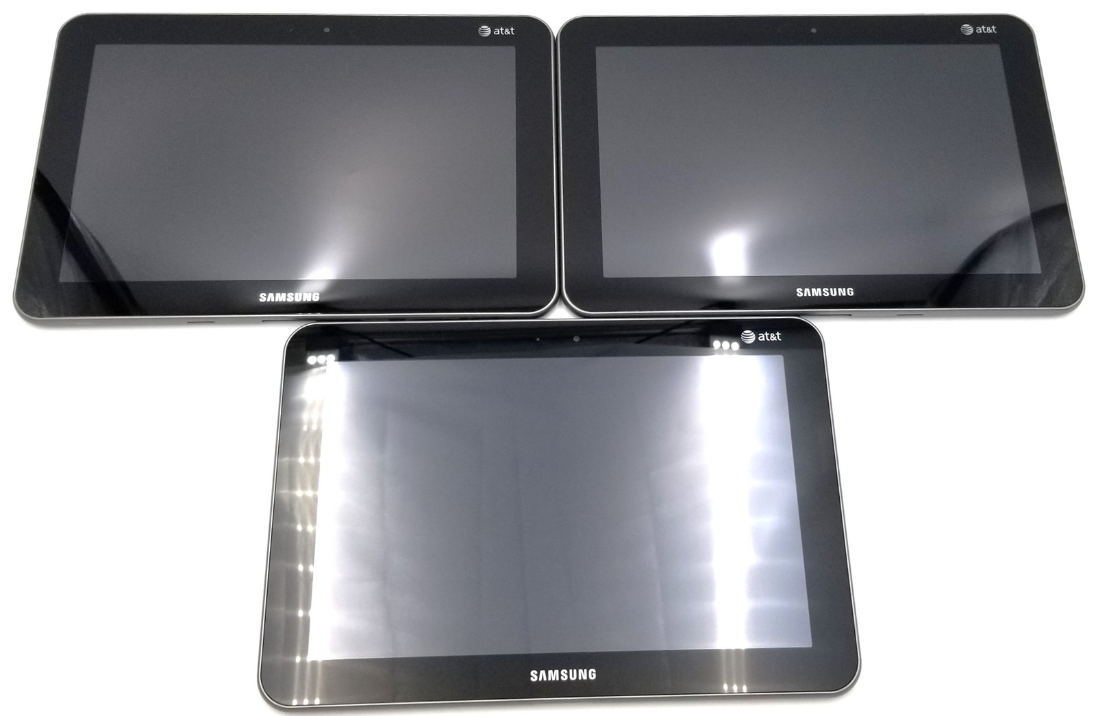 LOT OF 3 - Samsung Galaxy Tab 8.9 LTE (SGH-I957) Tablet 16GB - AT&T Locked