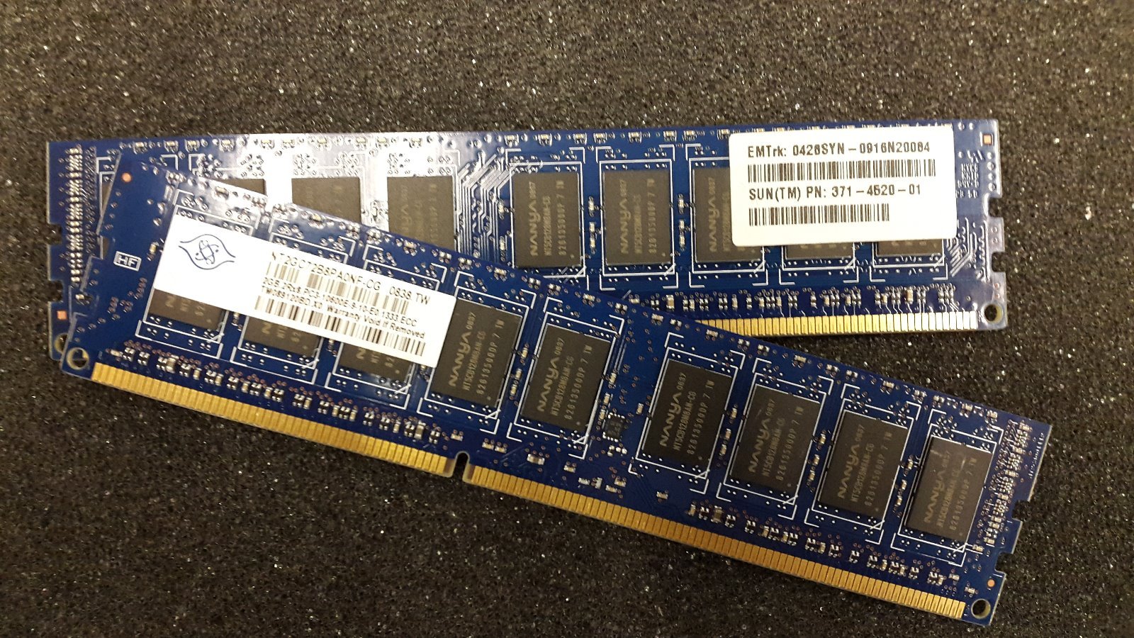 Sun Oracle 371-4520 2GB ECC Unbuffered DDR3-1333 DIMM for Ultra 27