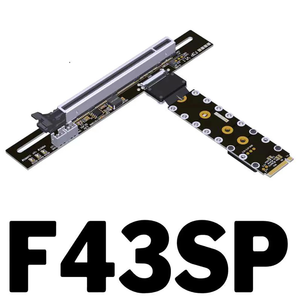 M.2 for NVMe Key M to PCI-E 5.0 x16 Adapter Graphics Card Extension Cable