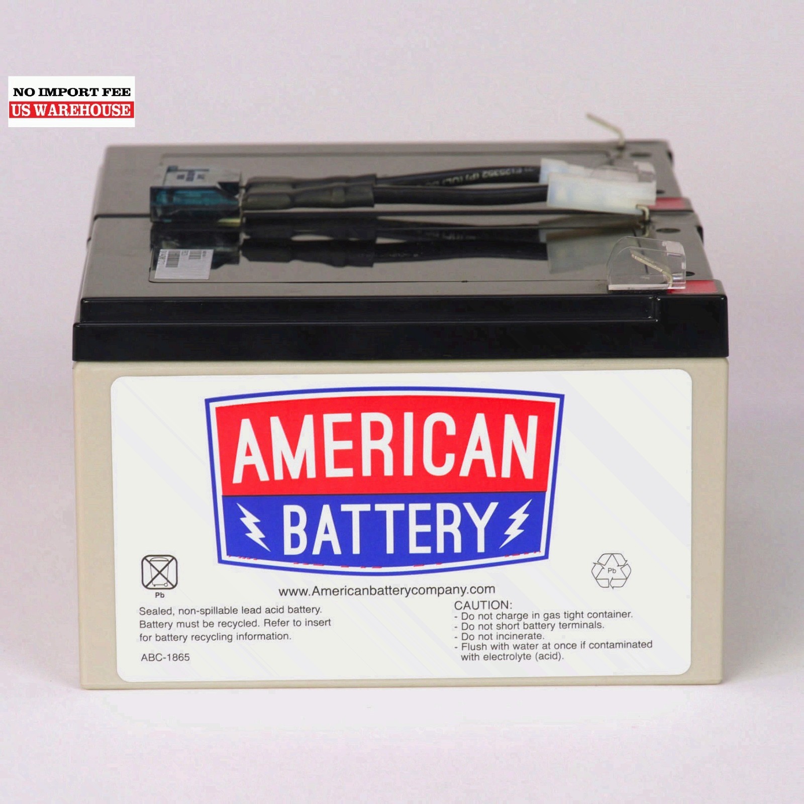ABC UPS Replacement Battery APC RBC6 Replacement Battery Cartridge for Uninterru
