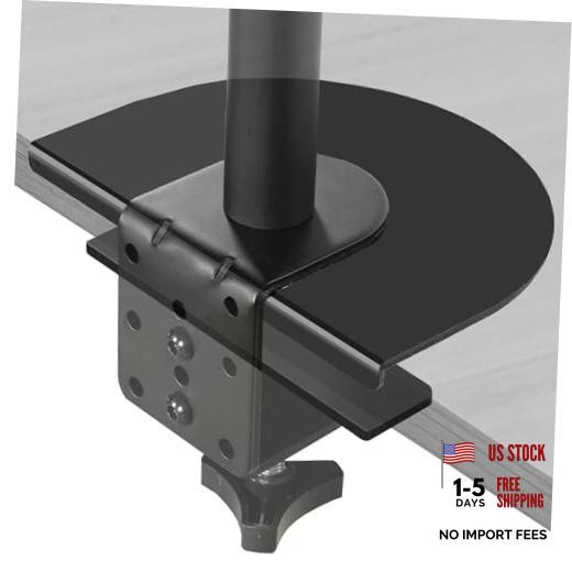 VIVO Steel Reinforcement Bracket Mount Plate for Thin, Glass, and Other Black