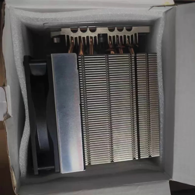 LGA3647 4U Rectangular CPU Cooler 6 Heatpipes 280W TDP Silent Tower