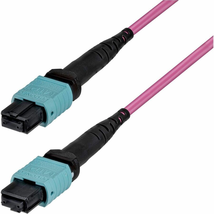 StarTech 1m 3.3ft MTP&reg;/MPO Fiber Optic Cable 12F Type-B OM4 Multimode MTP/PC