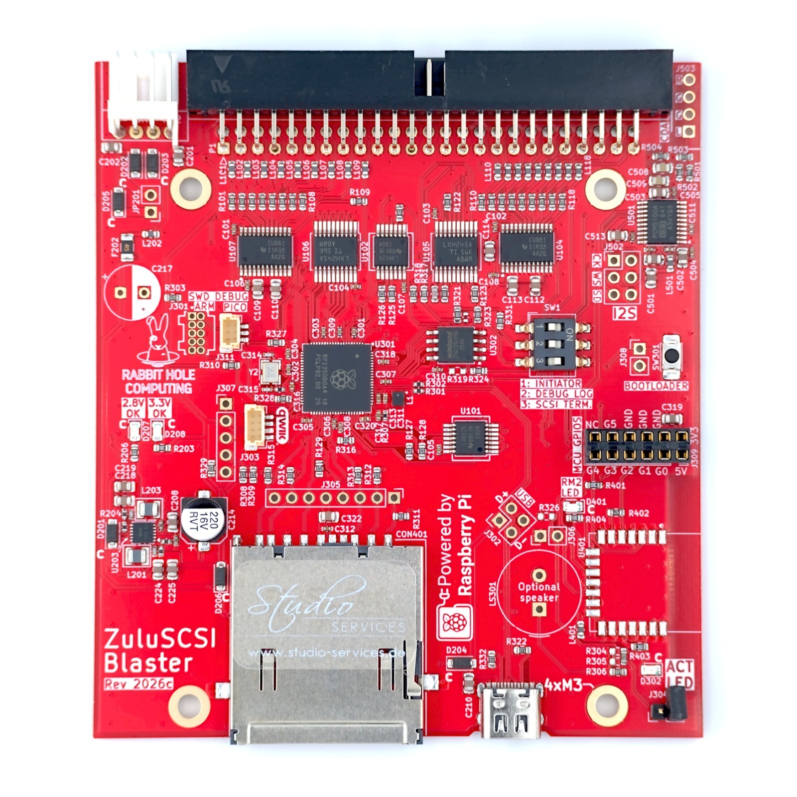 ZuluSCSI Blaster SD Card Reader