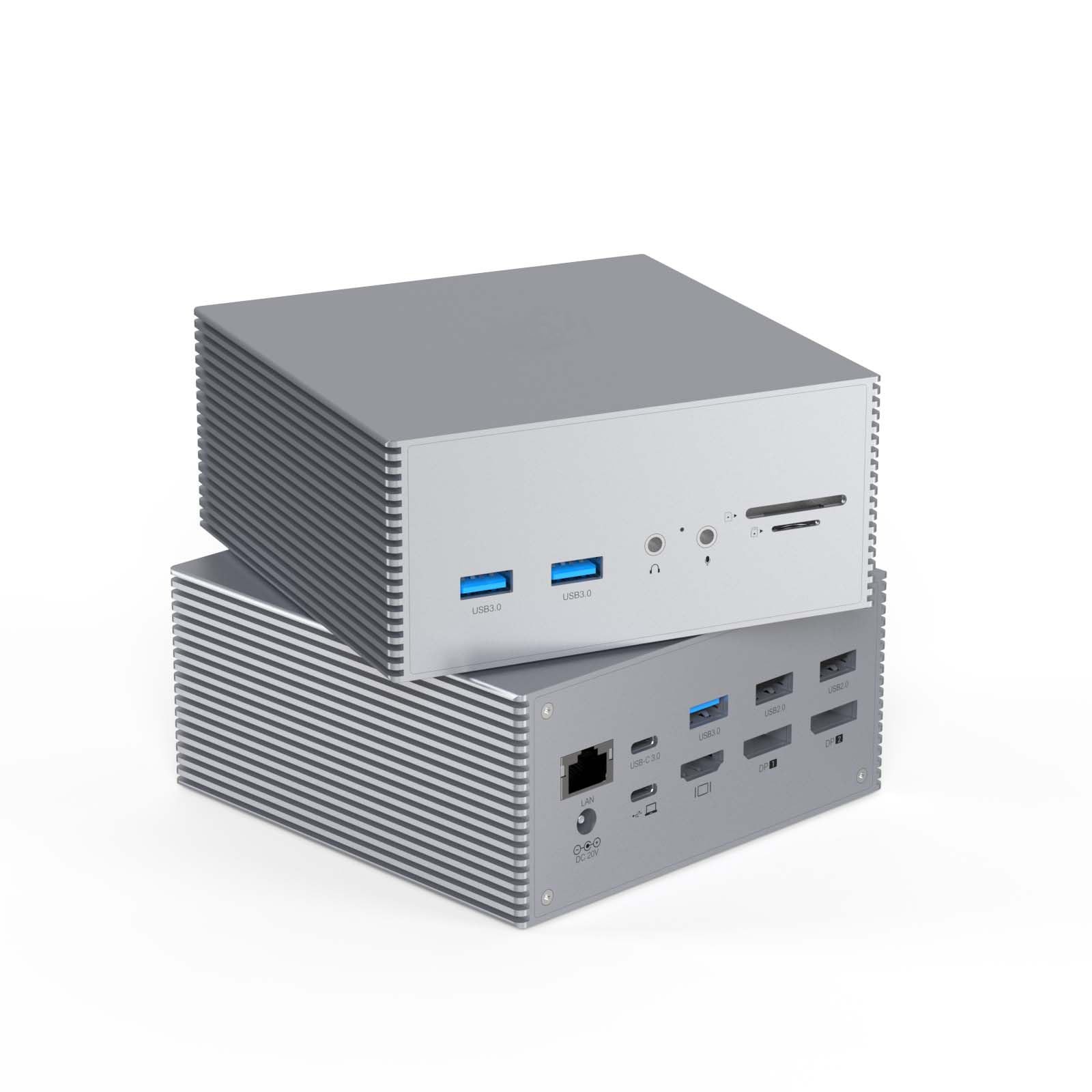 Tiergrade Upgraded Universal USB-C 4K Triple Display Docking Station Charging