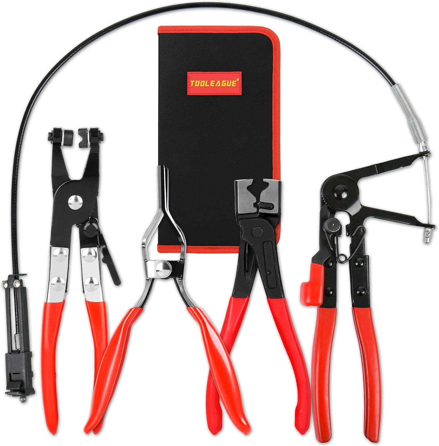 4Pcs Hose Clamp Pliers Set,Auto Repair Tool Kit