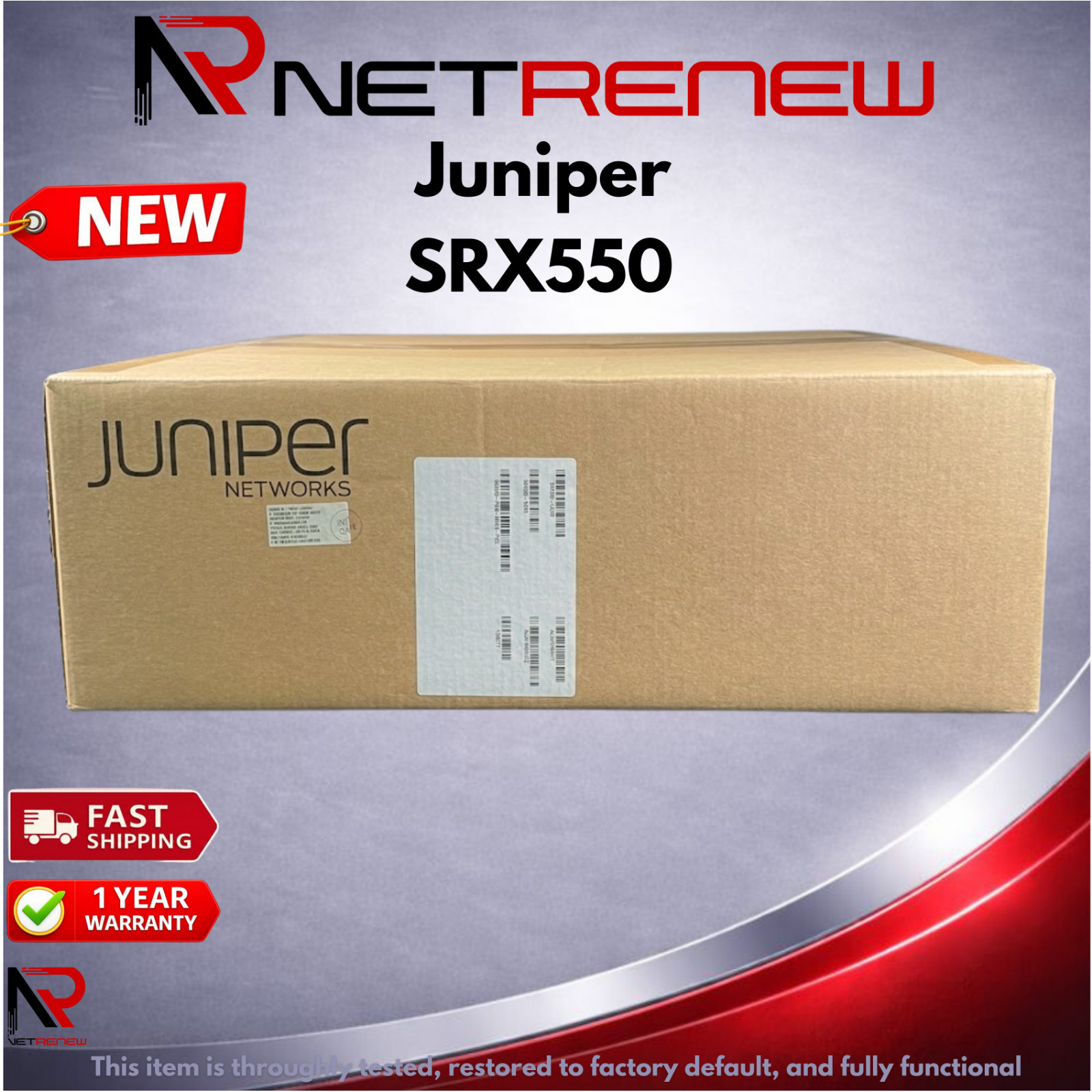 NEW Juniper SRX550-645AP Firewall Security Services Gateway