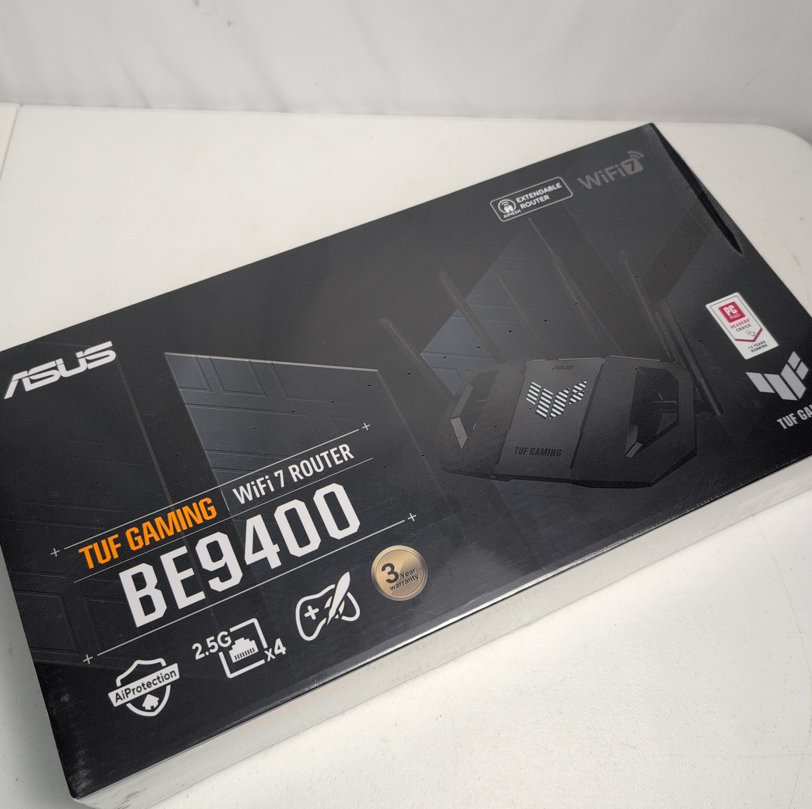 NIB Asus TUF GAMING BE9400 Wifi 7 Gaming Router (TUF-BE9400) NEW Sealed Box