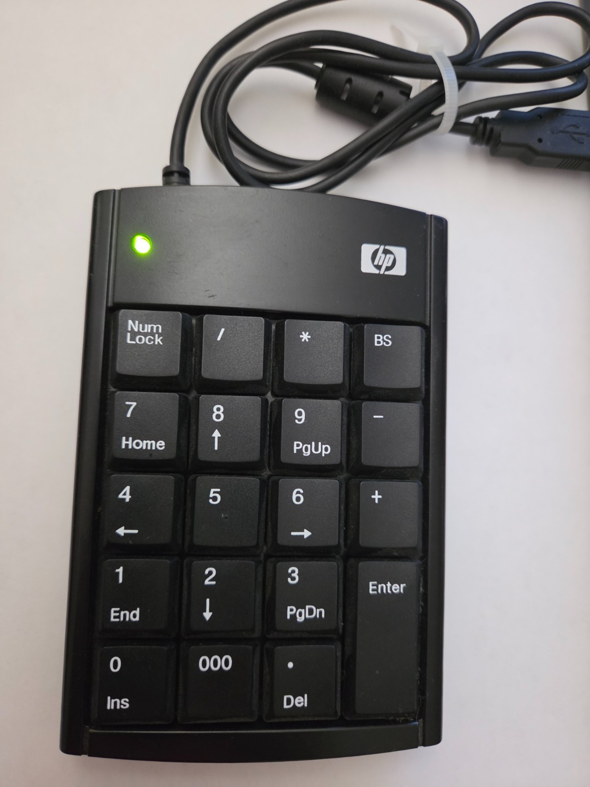 HP Targus USB Numeric Keypad PAKP004 External Number Pad Keyboard Black