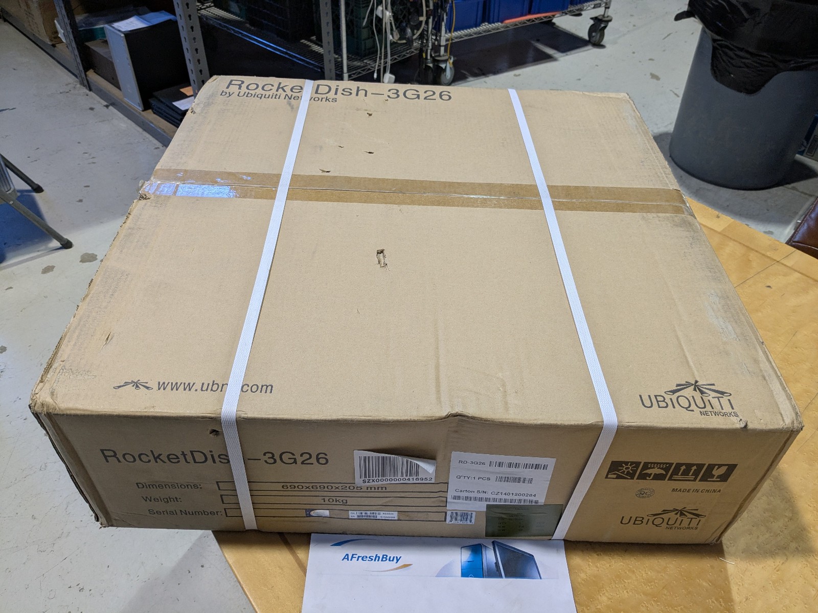 Ubiquiti Networks RocketDish RD-3G26 3GHz 26dBi Parabolic Dish Antenna