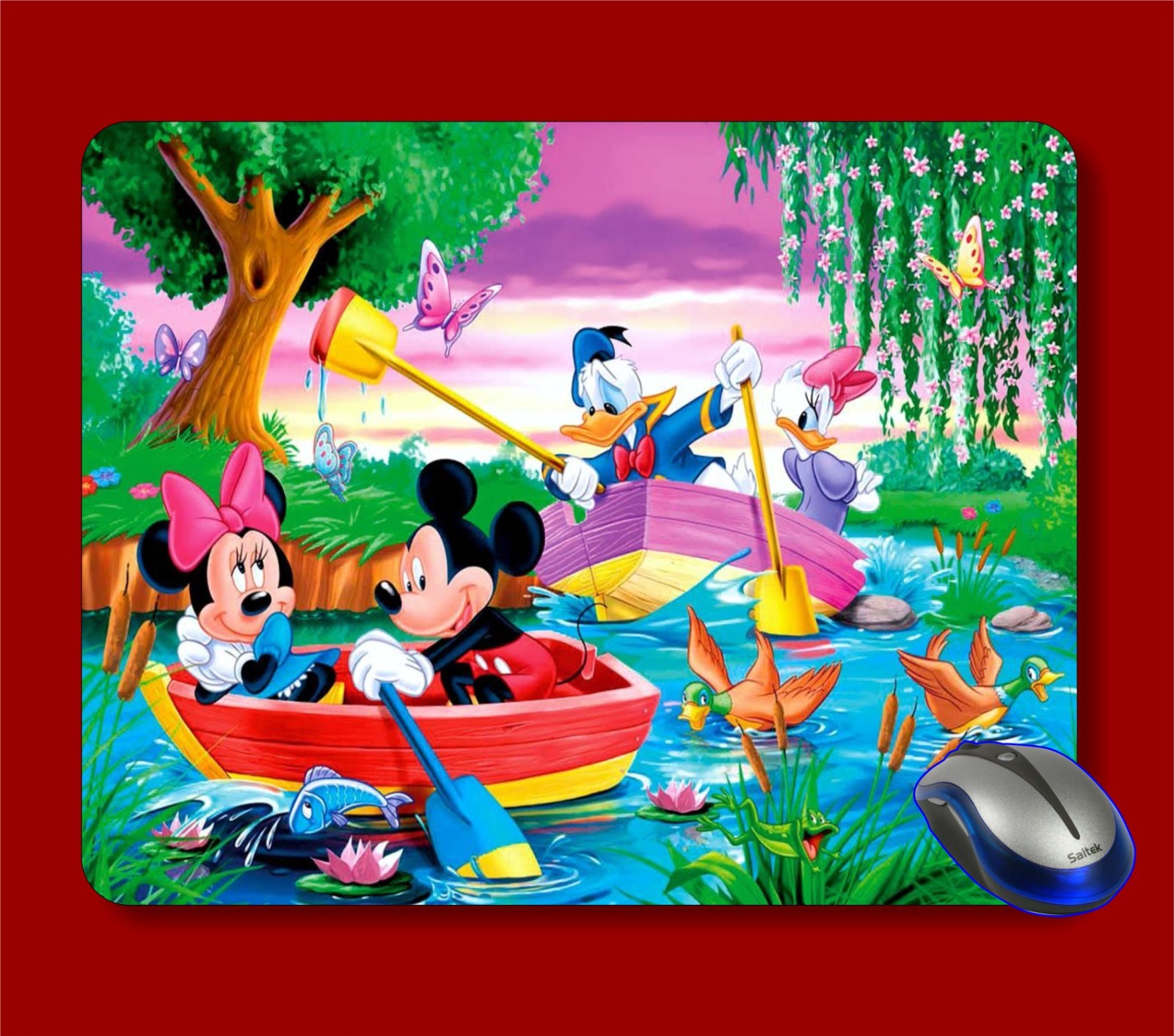 Micky Mouse Donald Duck Walt Disney Computer Mouse Pad Mat 015