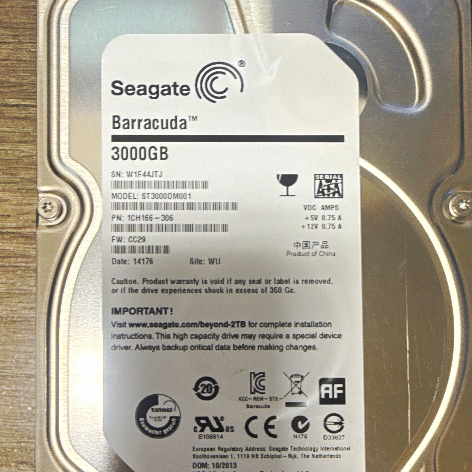 Seagate Barracuda ST3000DM001 3TB 16 BAD SECTORS FOR 1 8 BAD SECTORS LOT OF 2
