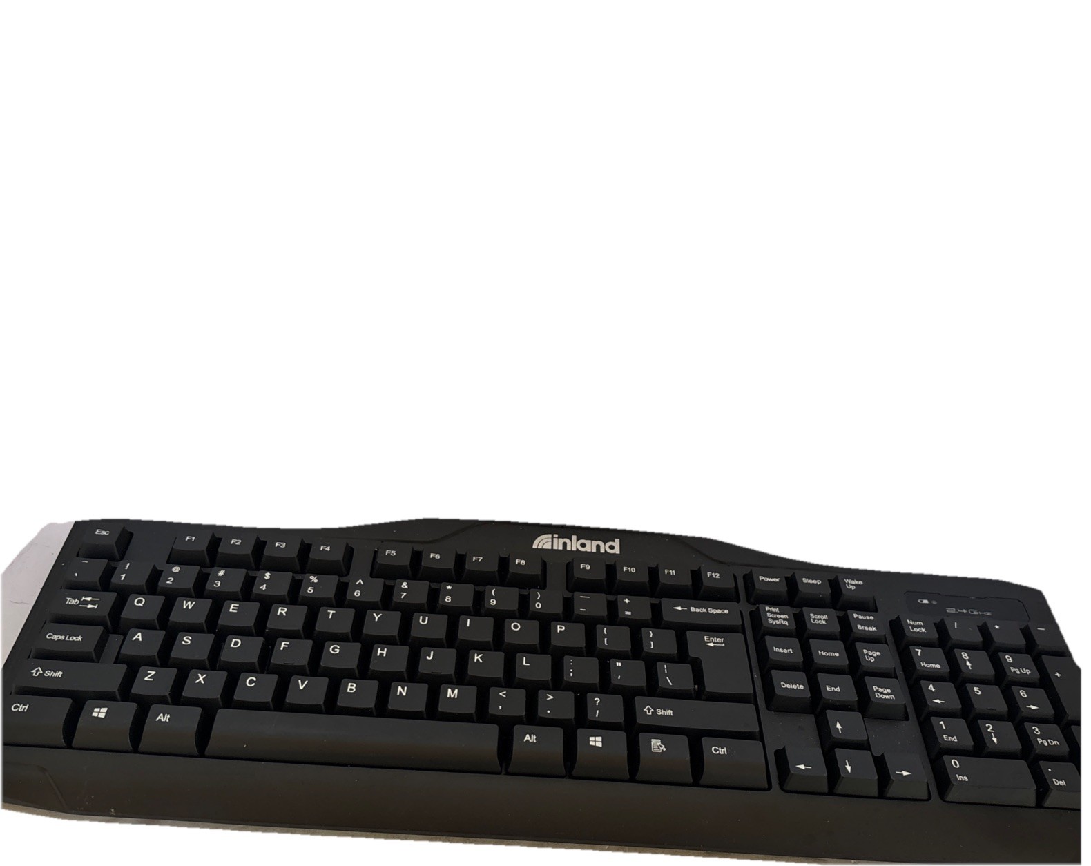 NEW (Display Model From Store) Standard Black Inland Computer Keyboard JW9851
