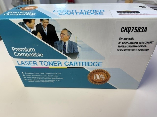 HP Compatible LASER TONER CARTRIDGE CHQ7583A MAGENTA FOR HP CLJ 3800