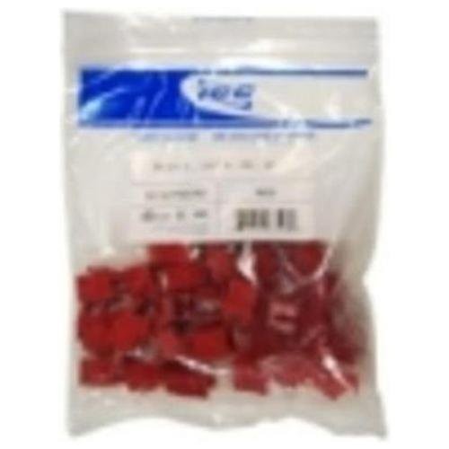 ICC IC107F6CRD Cat.6 Modular Connector 25 Pack Red