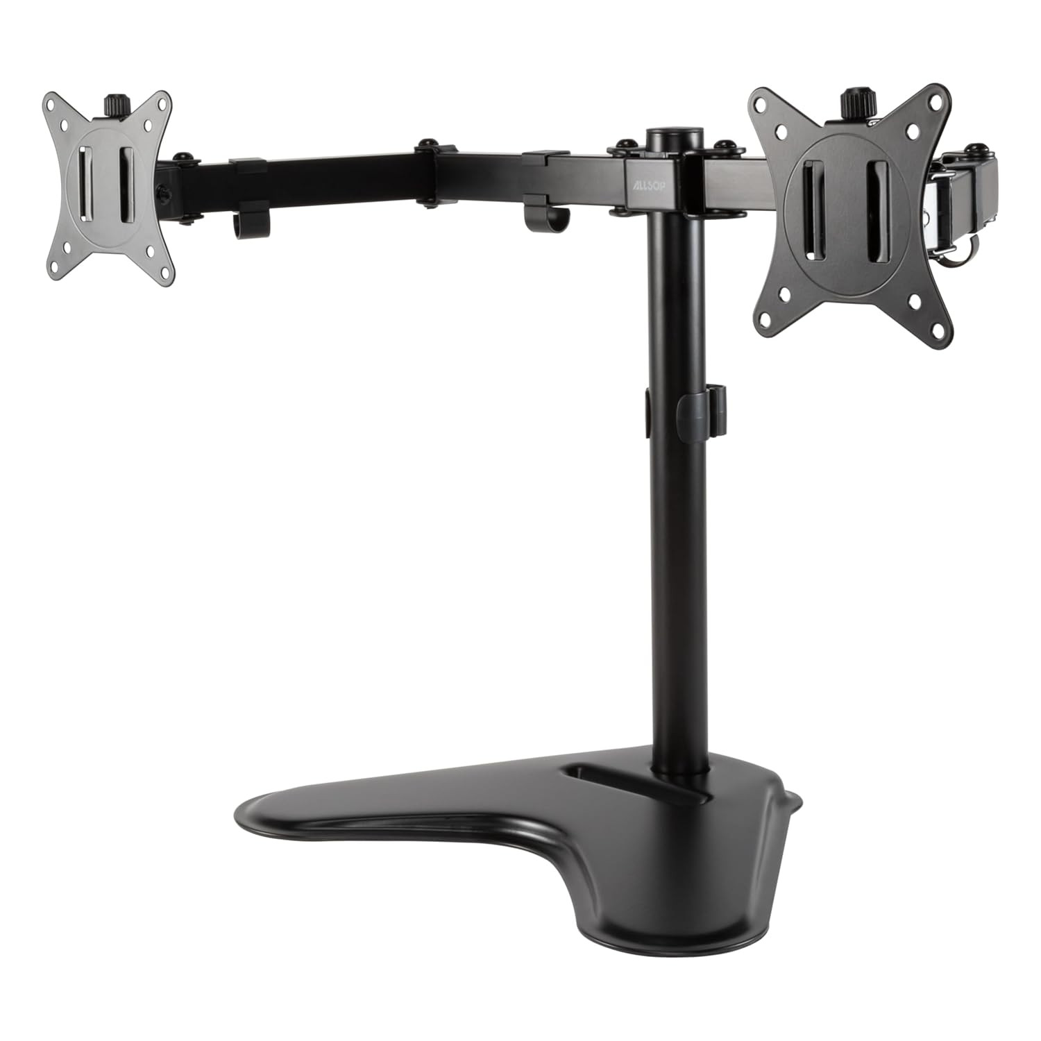 Free-Standing Dual Monitor Arms