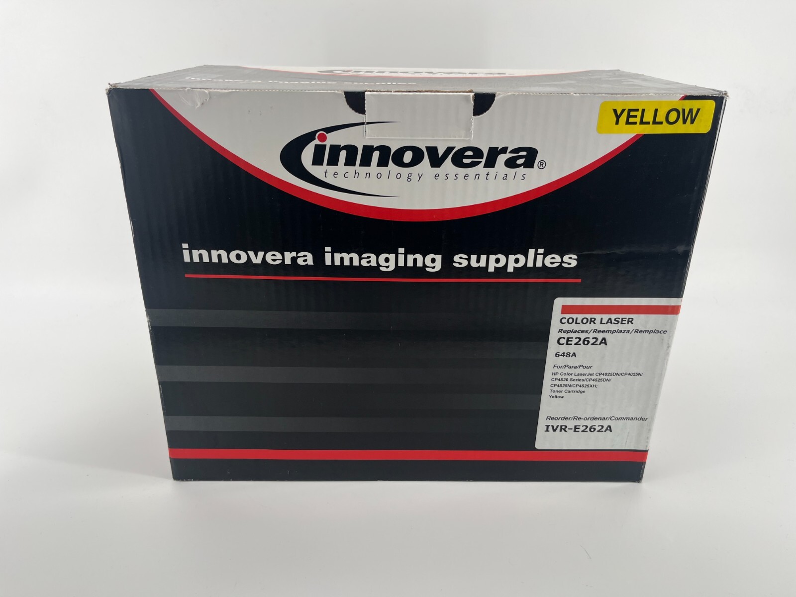 Innovera Yellow Toner CE262A Laser Printer Cartridge New IVR-E262A