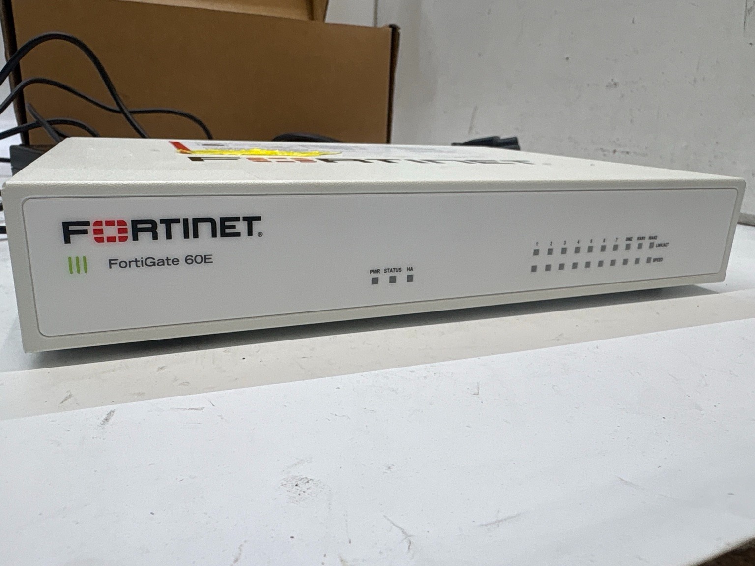 Fortinet FortiGate 60E FG-60E Network Security Firewall w/ Power Adapter T8E2