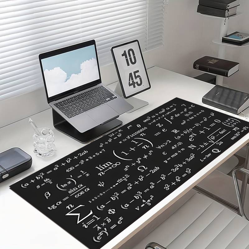 1 Extra-Large Gaming Mouse Pad with High-Math Equation Design - Diatomite Mate