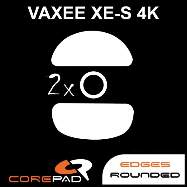 Corepad Skatez Vaxee XE-S replacement mouse feet mouse glider Hyperglides Teflon PTFE