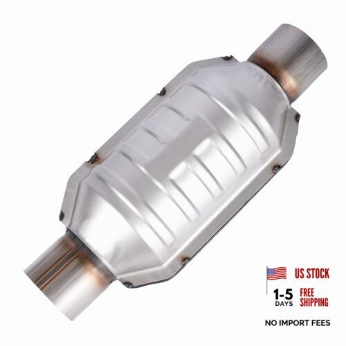 2.5" Universal Catalytic Converter, 2.5 Inch Inlet/Outle Cat Converter 2.5 inch