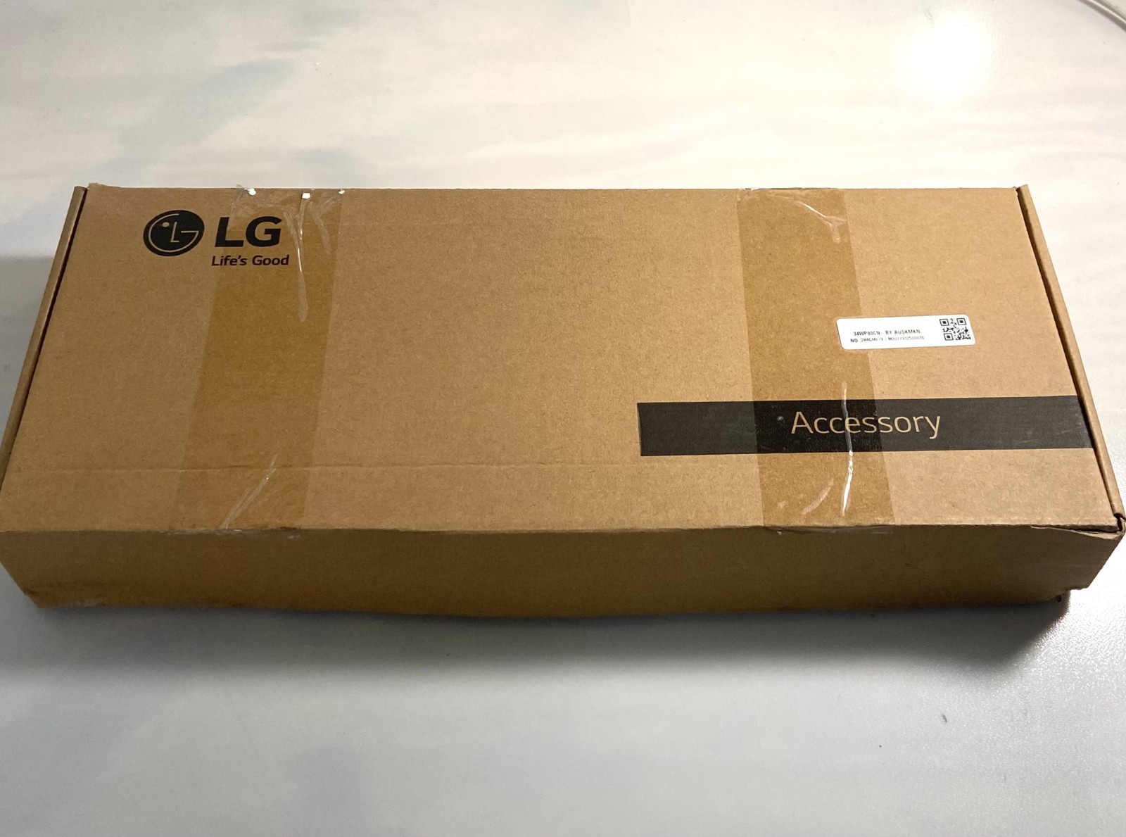 OEM LG Ultrawide Gaming Monitor 34WP88CN Accessory Box with 210W AC Adapter