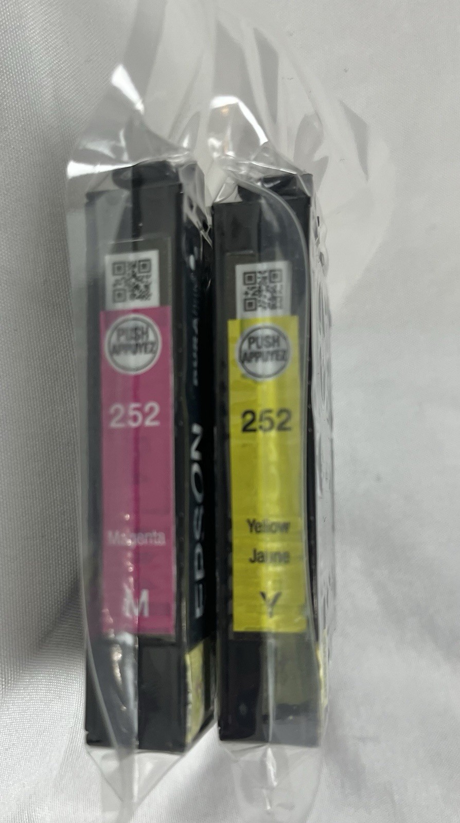 Epson 252 DURABrite Ultra Genuine Original Inkjet Cartridges Yellow Magenta 2