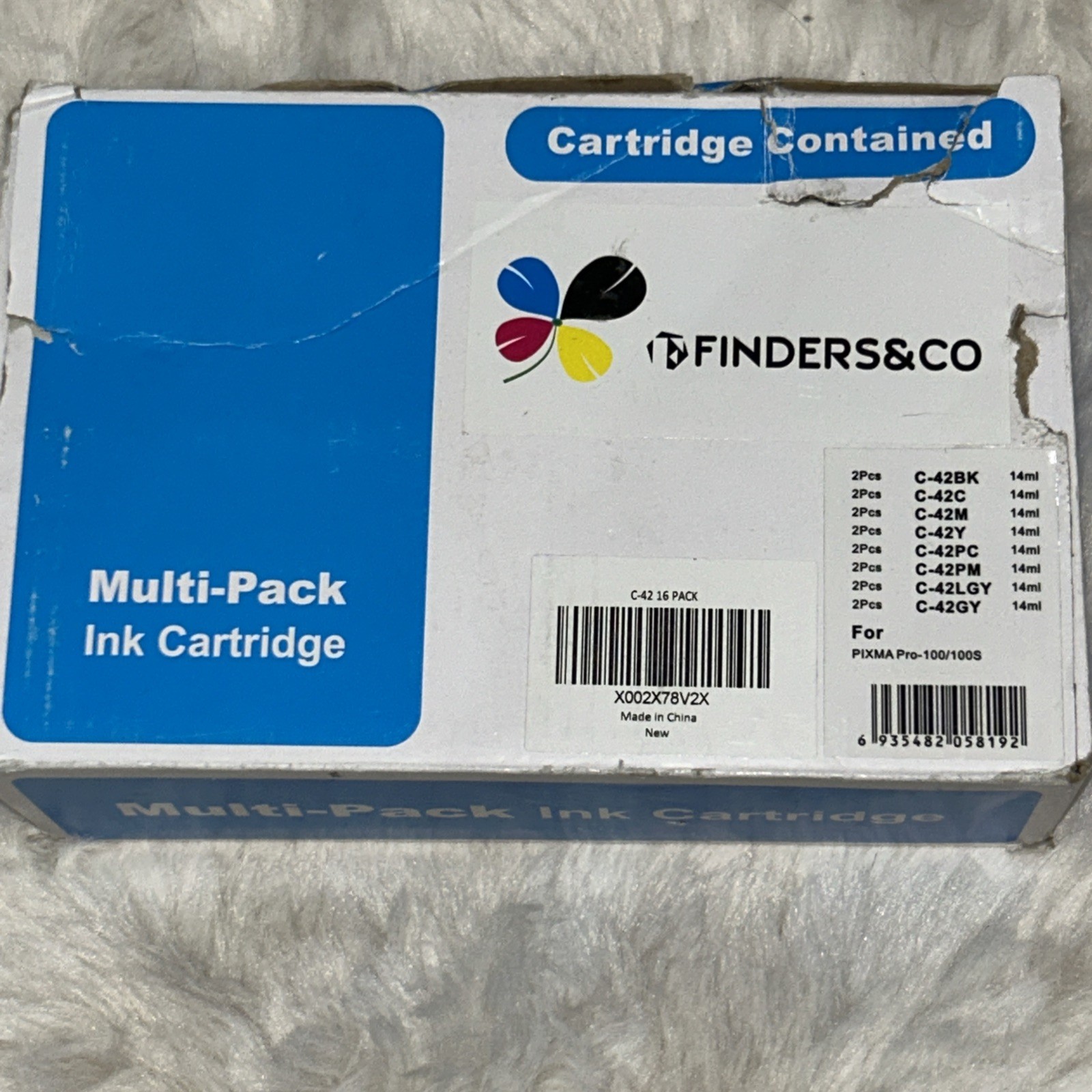16 PK Premium Ink Cartridges for Canon CLI-42 Pixma Pro-100. C-42. 8 Colors