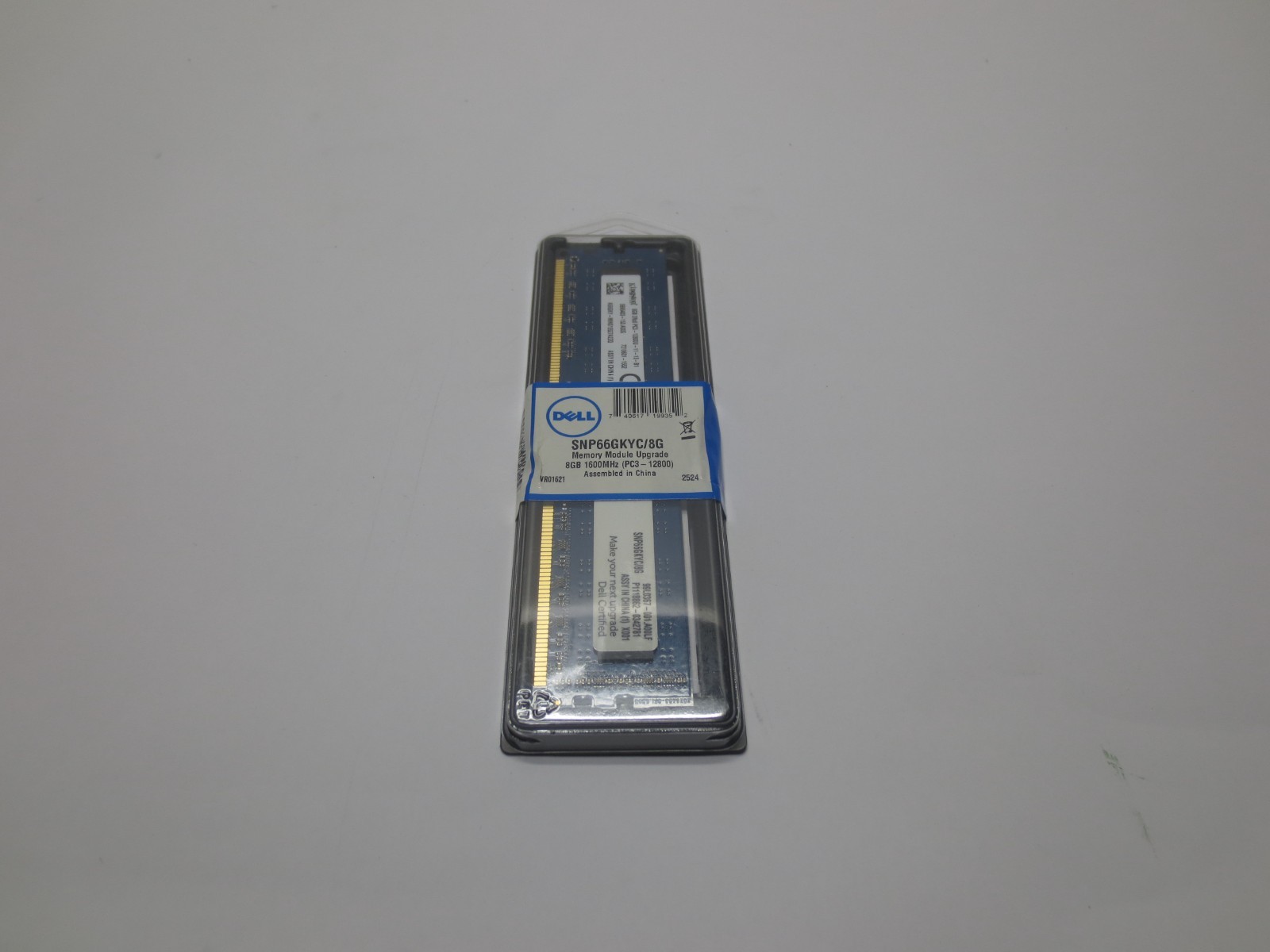 Kingston 8GB PC3-12800U DDR3 Desktop Memory SNP66GKYC/8G - New Factory Sealed