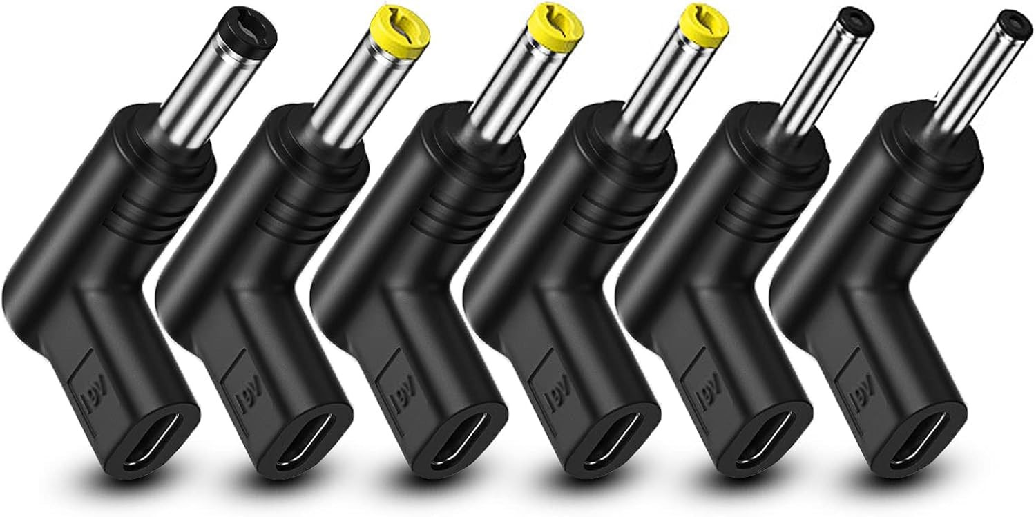 6 PCS USB 3.1 Type C Female To DC Male 5V PD Emulator Trigger Adapter 19V