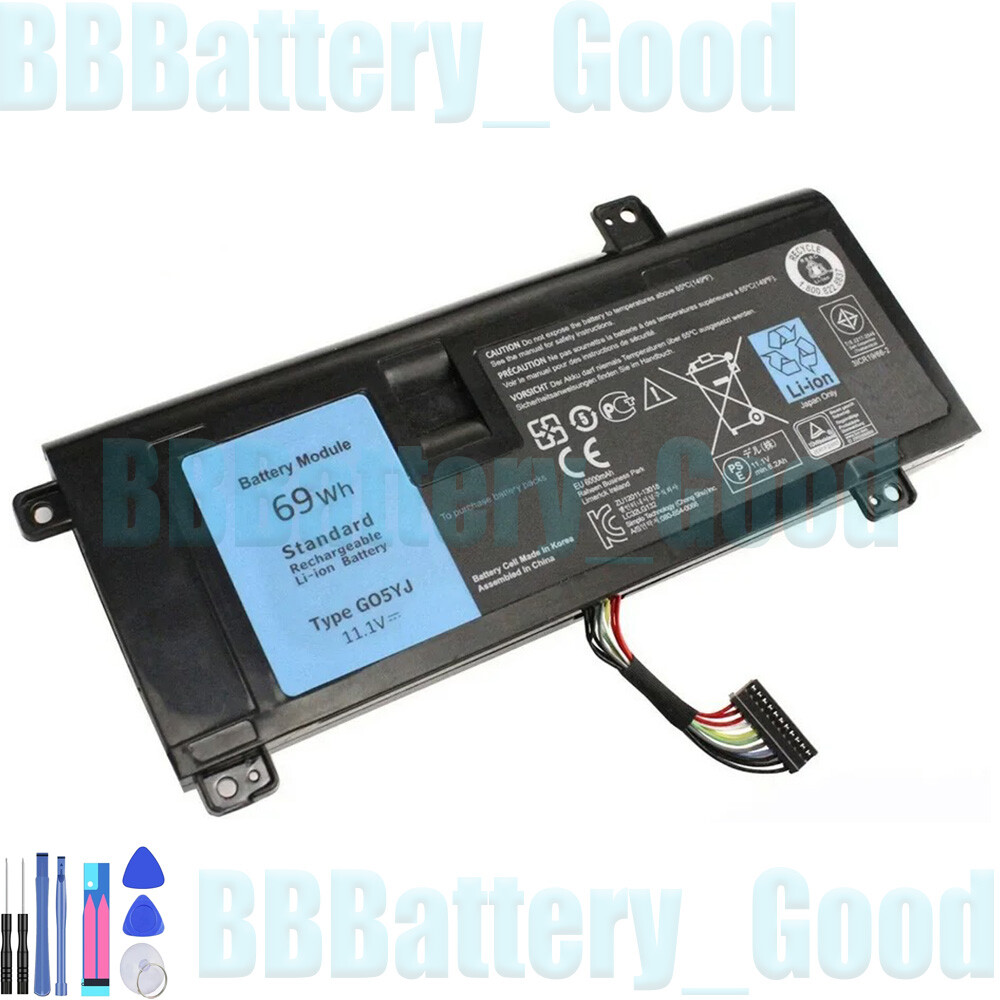 G05YJ Battery For Dell Alienware A14 M14X R3 R4 ALW14D-1528 Y3PN0 8X70T 0G05YJ