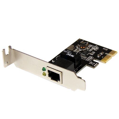 StarTech.com 1 Port PCI Express PCIe Gigabit NIC Server Adapter Network Card -