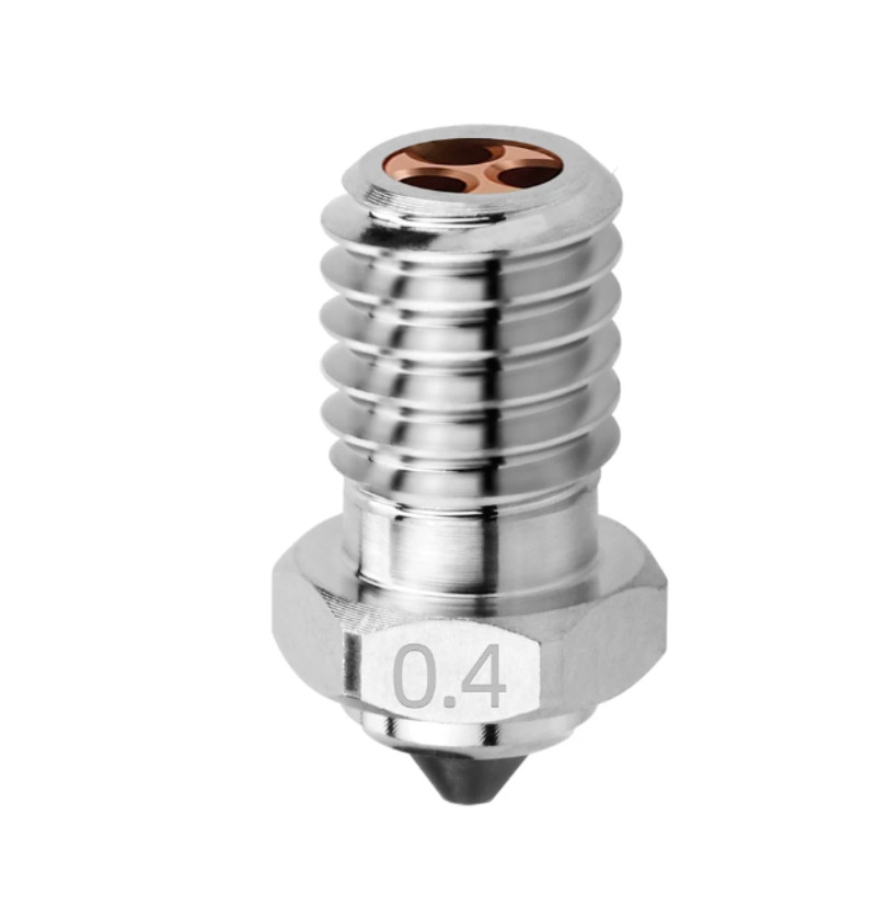 E3D V6 CHT High Flow Hotend MY Tri‑Hole Bimetal Hardened Steel Nozzle