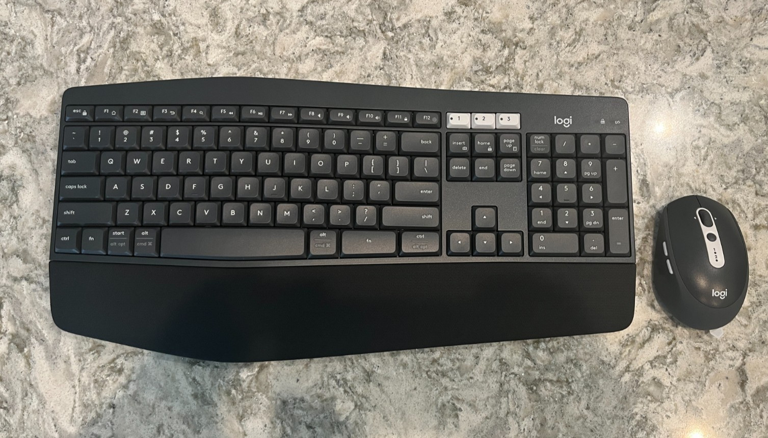 Logitech Wireless Keyboard K850 & M585 Mouse Combo Open Box Multi-Device