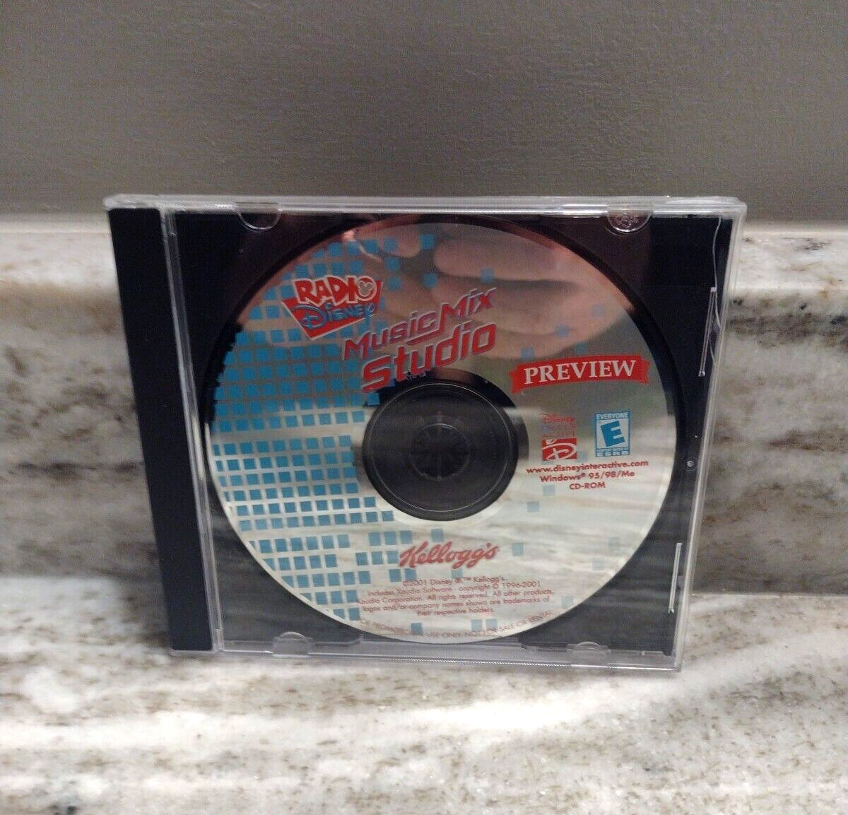 Disney Radio Preview Music Mix Studio CD Rom PC 2001 Kelloggs