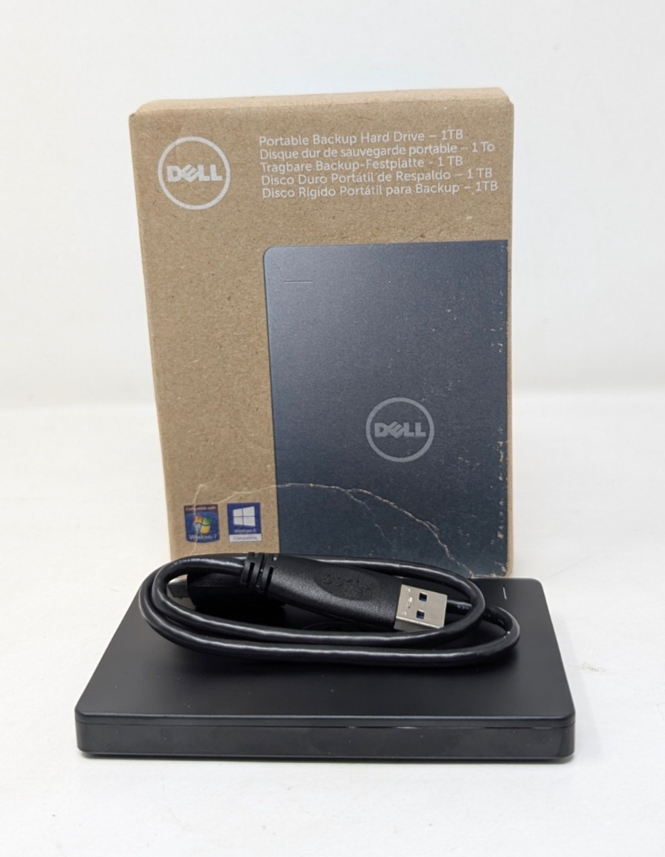Dell Seagate 1TB PDA1000B External Portable Backup Hard Drive Drive Only Used