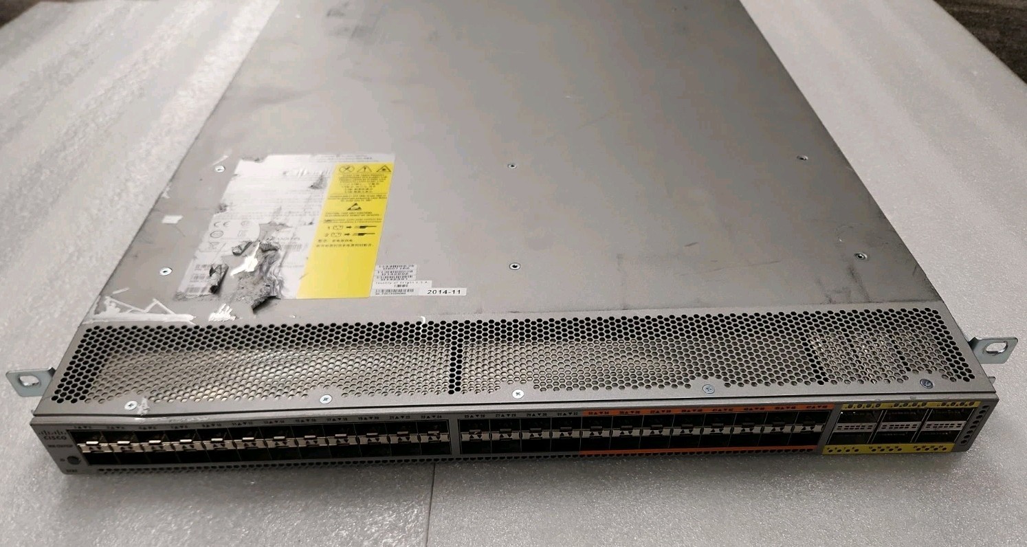 Cisco N5K-C5672UP 32x10G SFP+ 16PXUP SFP+ 6X40G QSFP+ Dual 1100W PSU W/ EARS