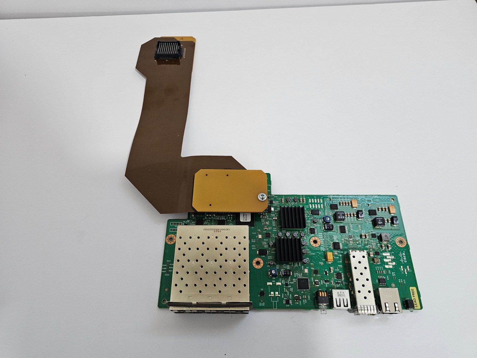 Cisco 73-17498-03 FPR4K I/O Board with Ribbon Cable 72-100879-01