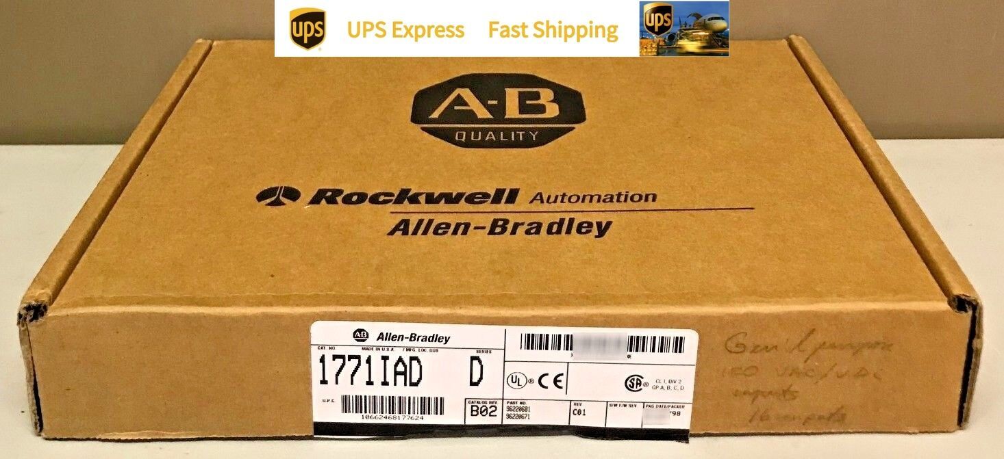 AB 1771-IAD /D PLC-5 Digital Input Module 120V AC/DC 16 Input New