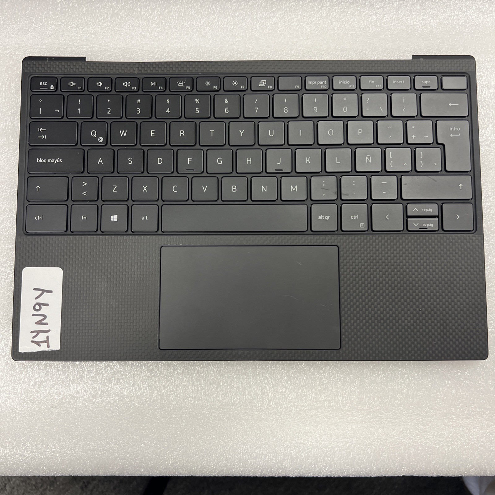 NNKWG 1YN9Y Dell XPS 9300/9310 Palmrest/Touchpad+Spanish Backlit Keyboard NEW~