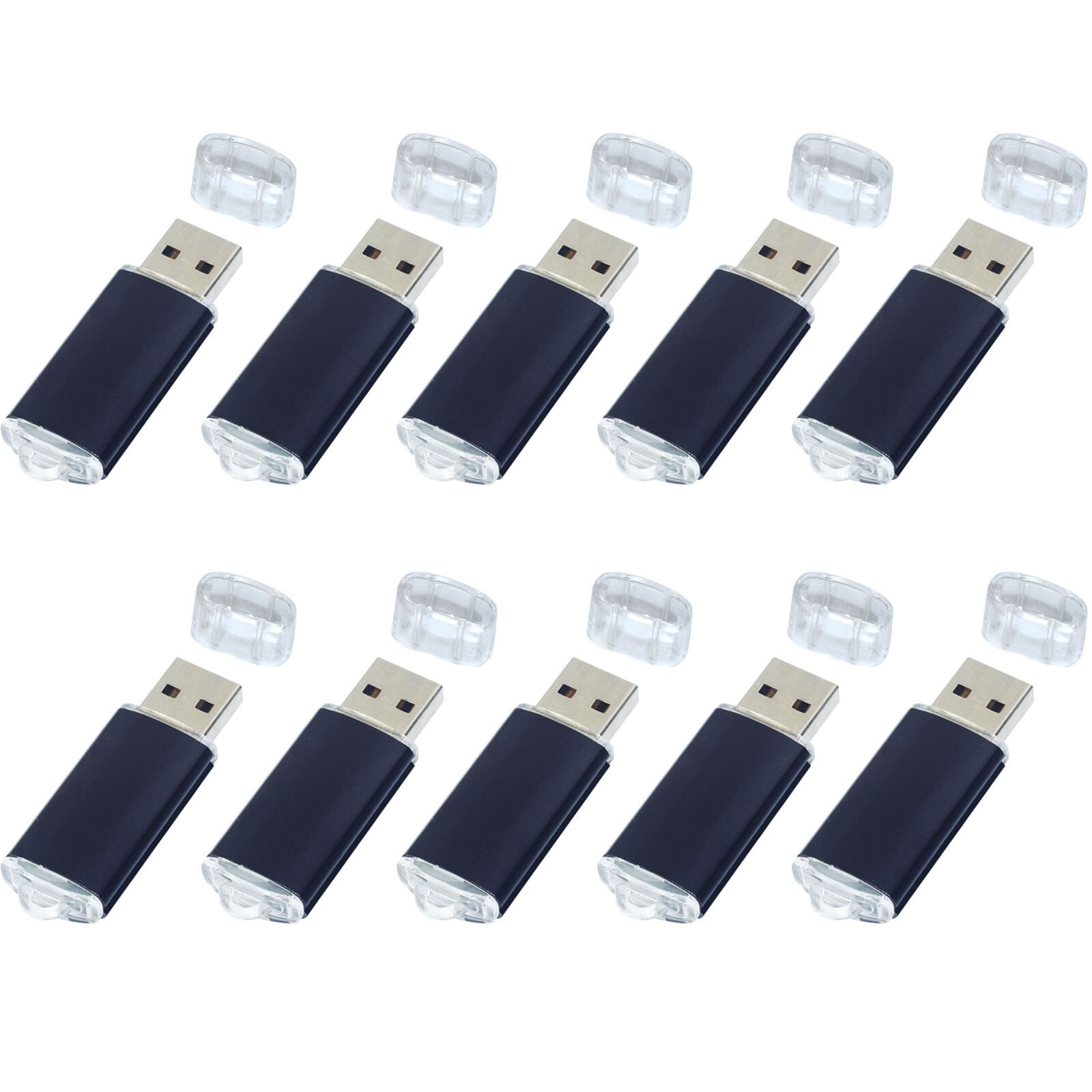 10PC Lot USB 2.0 Flash Drive Memory Stick Thumb Drives Storage 128MB/256MB/512MB