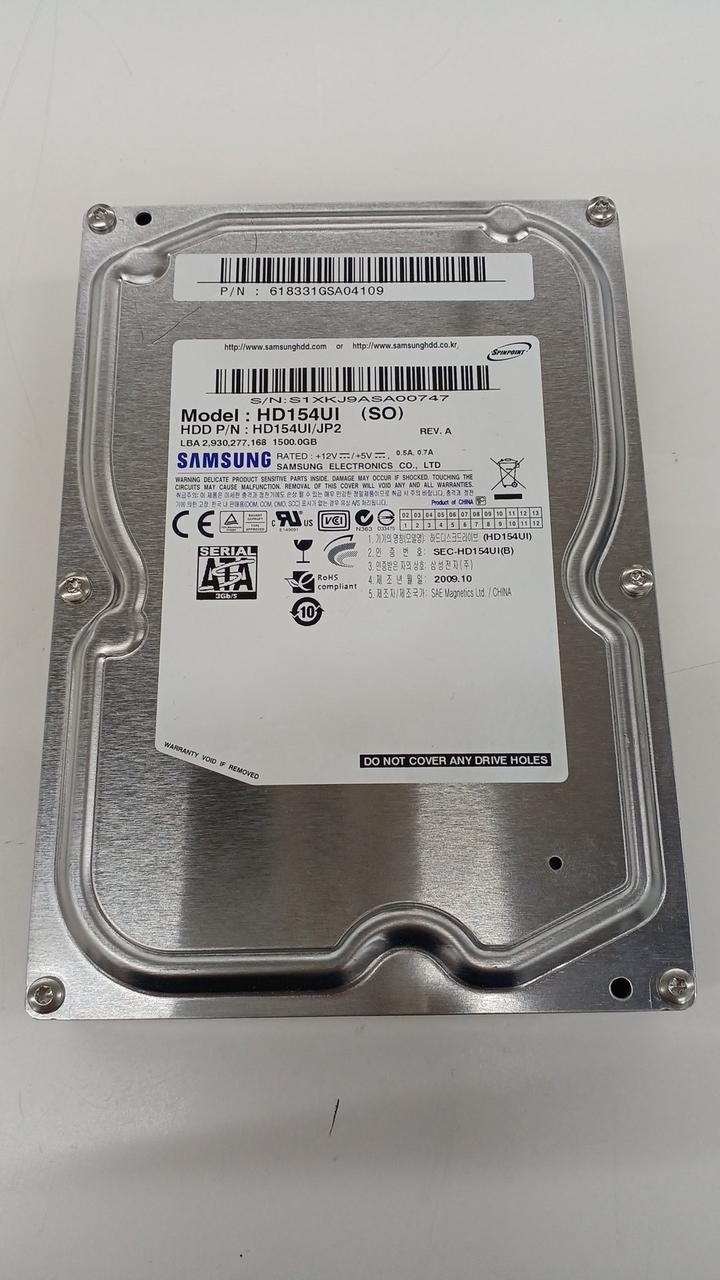 SAMSUNG HDD 1.5TB Hard Drive Used Japan HD154UI Pre-owned From Japan Japanese