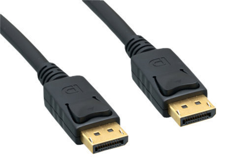 3Ft-25Ft DP DisplayPort 20 Pin 28 AWG Cable w/Latche Gold Plated Connector 1080P