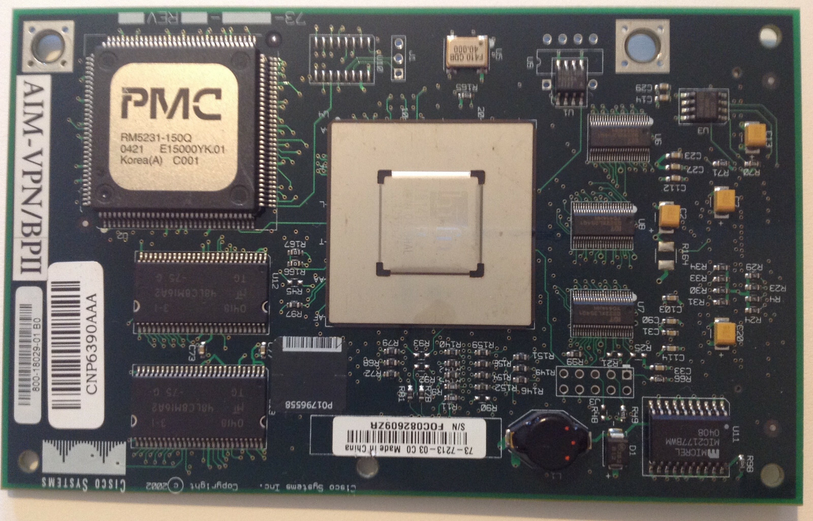 CISCO AIM-VPN/BPII-PLUS Encryption Module With Mounting Kit 