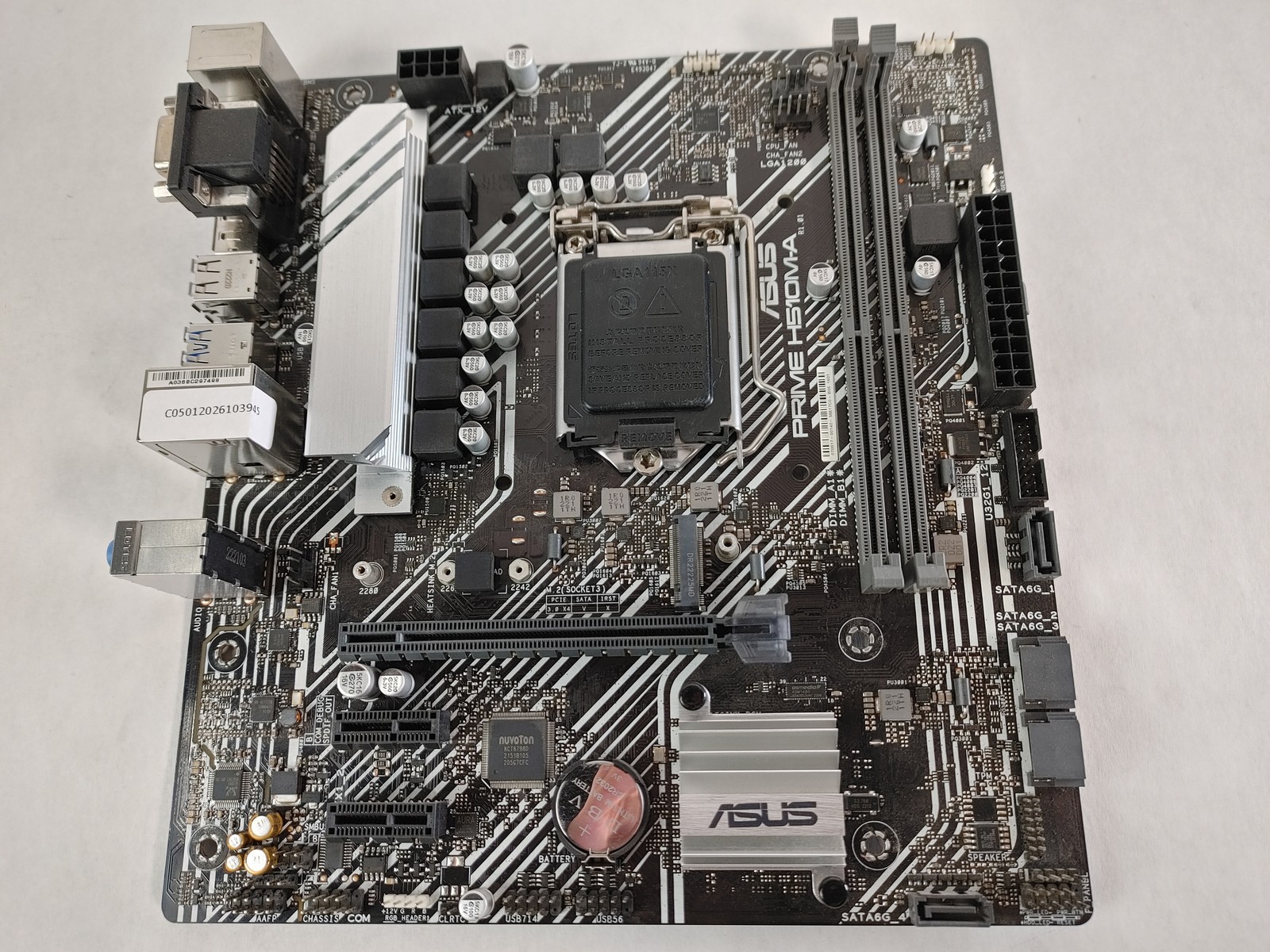 Asus PRIME H510M-A Intel LGA 1200 DDR4 SDRAM Desktop Motherboard