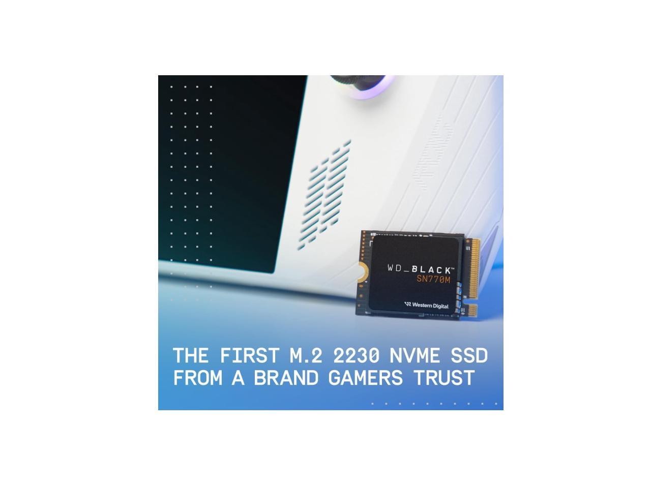 2TB SN770M M.2 2230 NVMe SSD for Handheld Gaming Devices, Speeds up to WD_BLACK