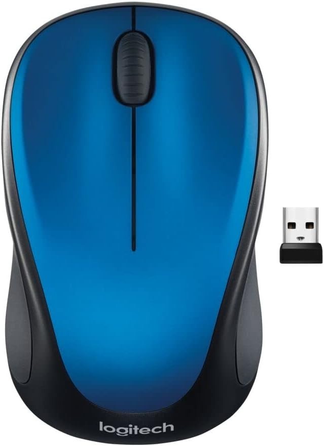 Logitech Design Collection Limited Edition Wireless Mouse - Blue Aurora...